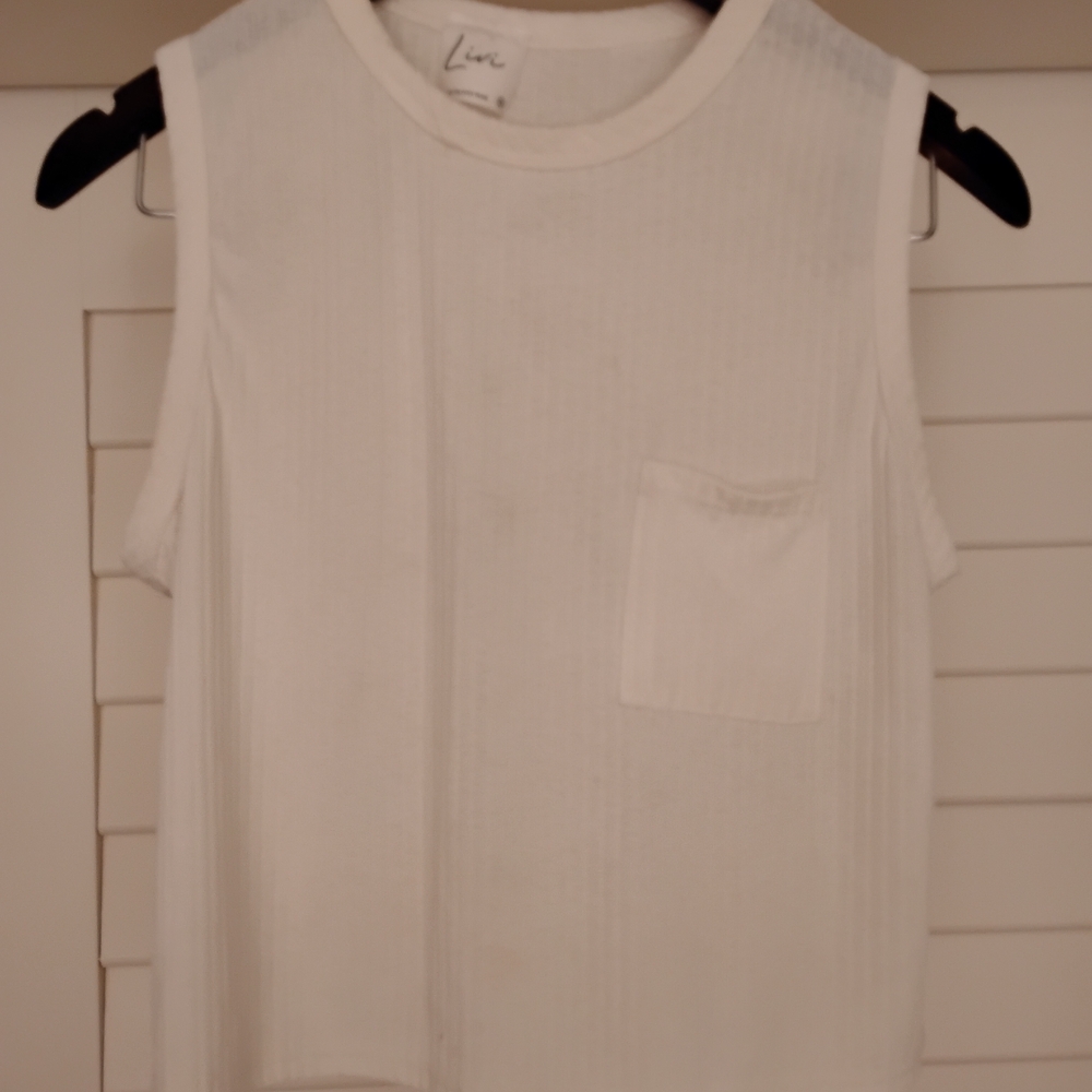Love Ivory Sleeveless Muscle Tee